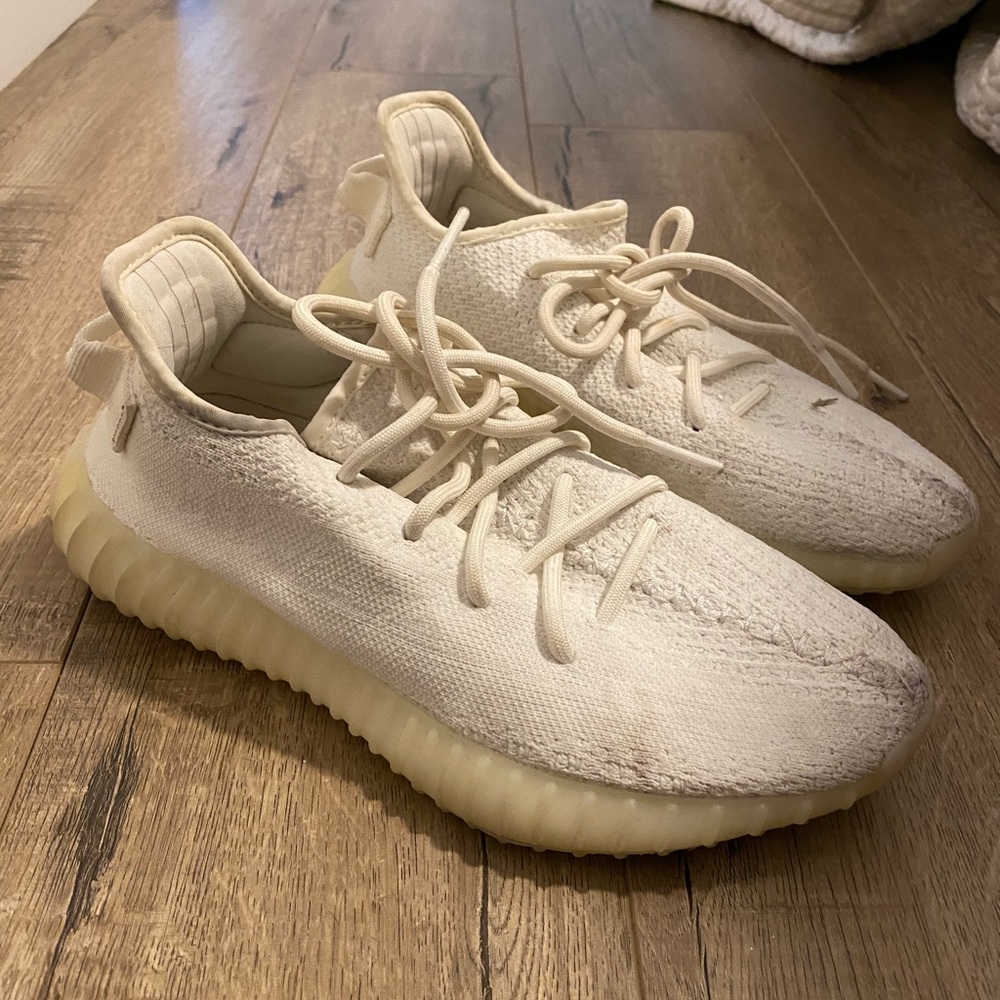 White Yeezys